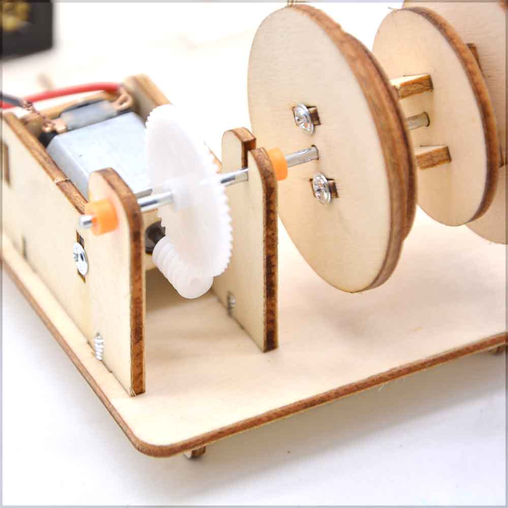 制作科技diy传送带手工手工制科学实验发明setm教育科学实验
