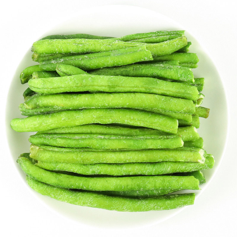 青刀豆脆脱水即食蔬菜干散装四季豆干500g果蔬脆片儿童孕妇零食