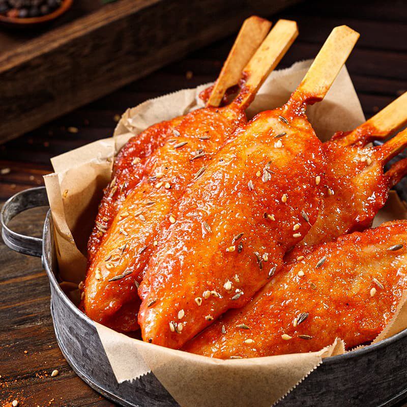 大江食品限量小食套餐实空空气炸锅系列鸡块生鸡肉