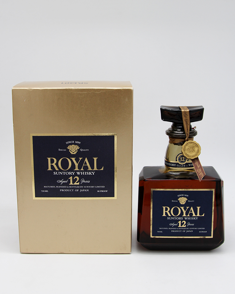 洛雅威士忌三得利12年15年日本日威皇家蓝标黑标清酒