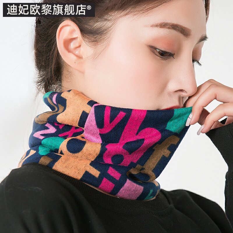 围脖女士脖颈春秋薄款百搭颈椎脖套秋冬季保暖围巾