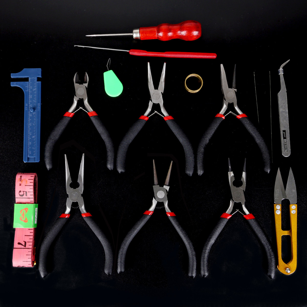 diy手工珠宝钳子单圈龙虾工具套装套盒自制其他diy饰品配件