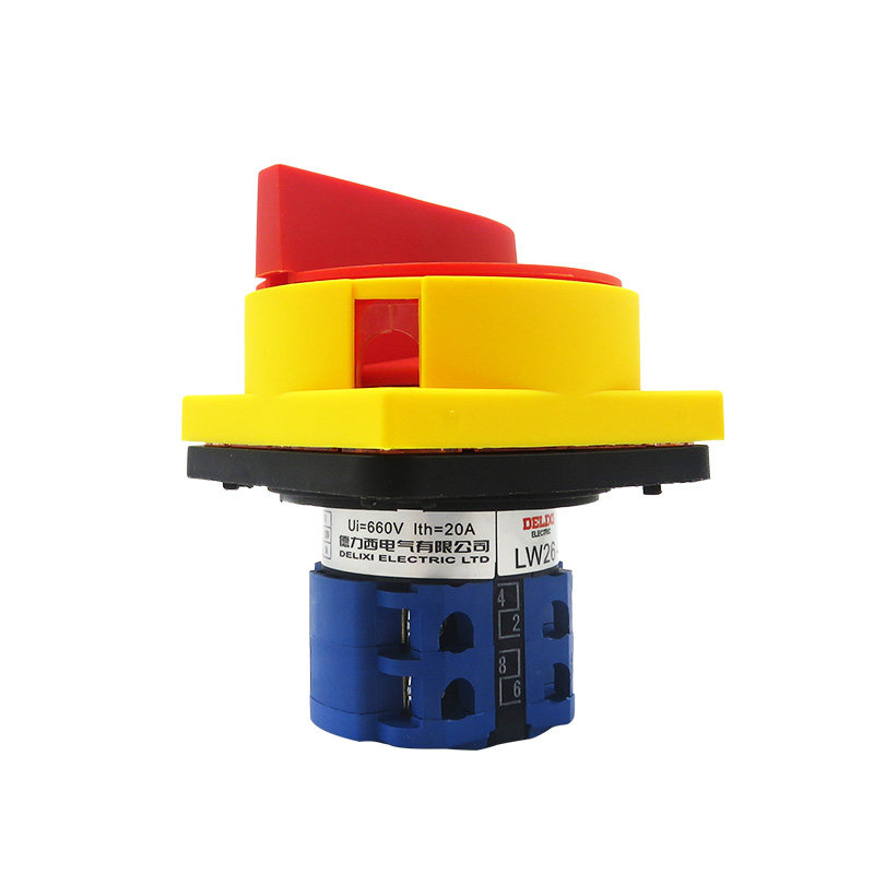 德力西多用旋转转换开关lw26gs20负载断路开关电源切断主令电器
