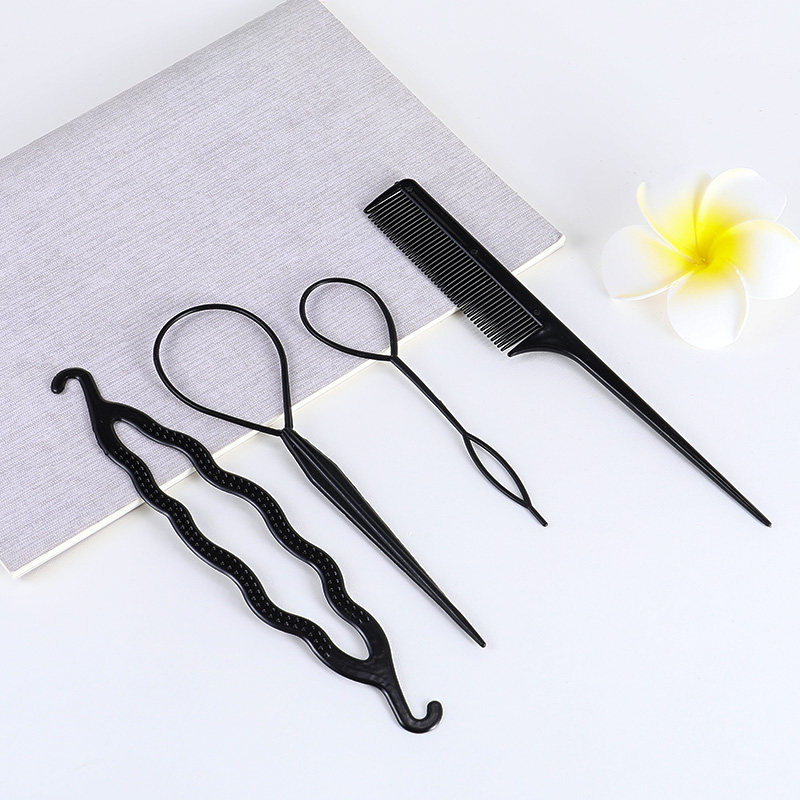 儿童拉发针大小小号套装女童编发掏发穿发盘发盘发器