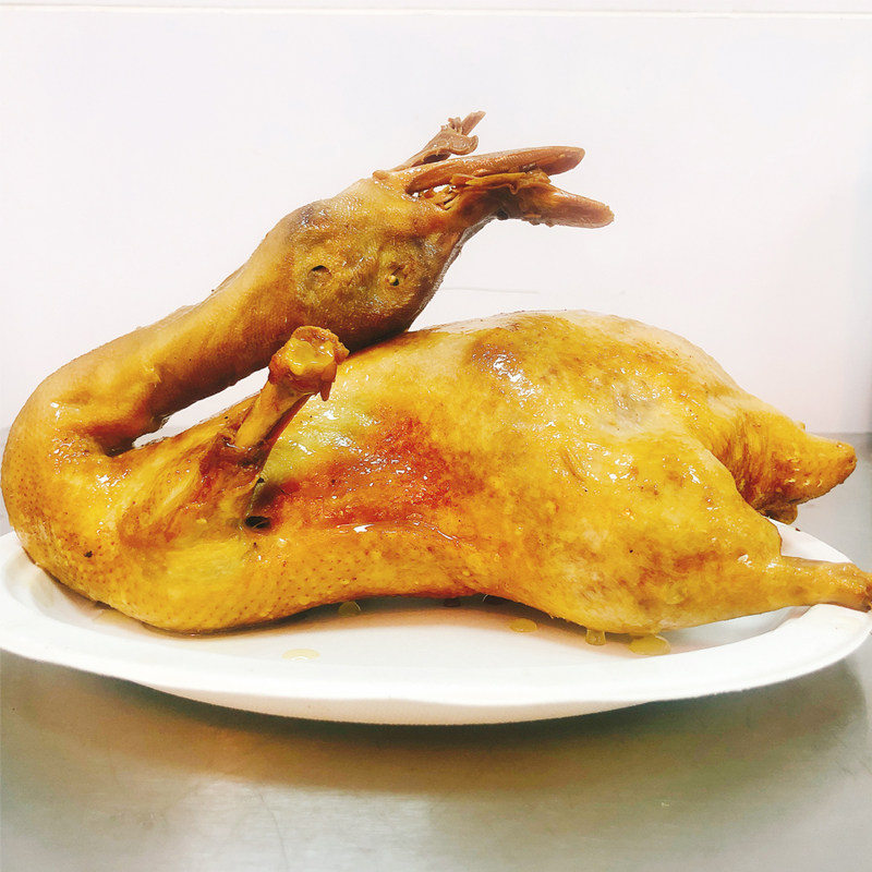 寻味顺德 盐焗鸭水鸭卤水正宗广东广式港式咸香开袋即食熟食顺丰_双氙