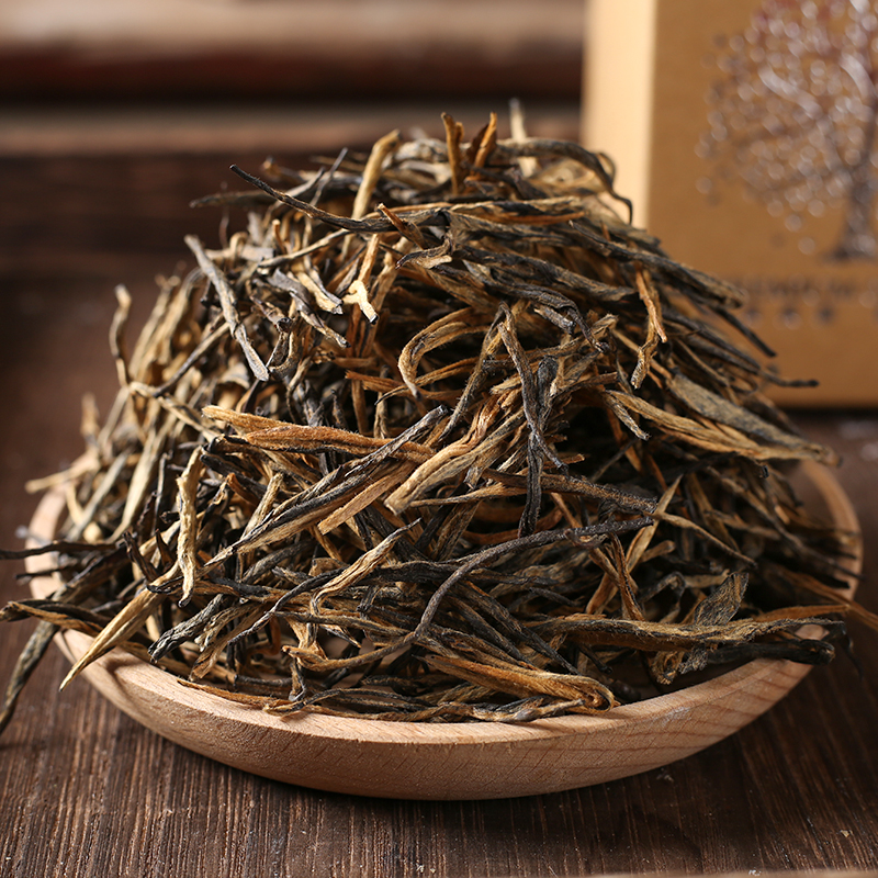 云南特级滇红经典金针红茶散装老树松针工夫滇红
