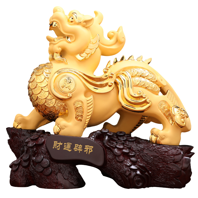 招财貔貅摆件聚财旺财家居办公室客厅玄关酒柜摆件