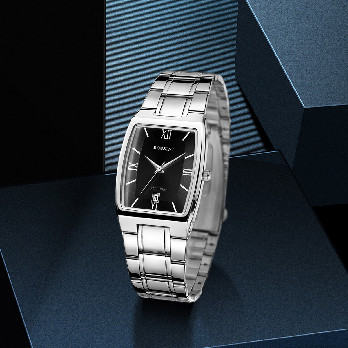 专柜同款罗西尼手表正品石英表简约防水方形男表女国产腕表