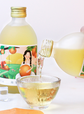 9折月销 0辽宁特产东星南果梨酒低度甜酒10度果味酒500ml6瓶装东北