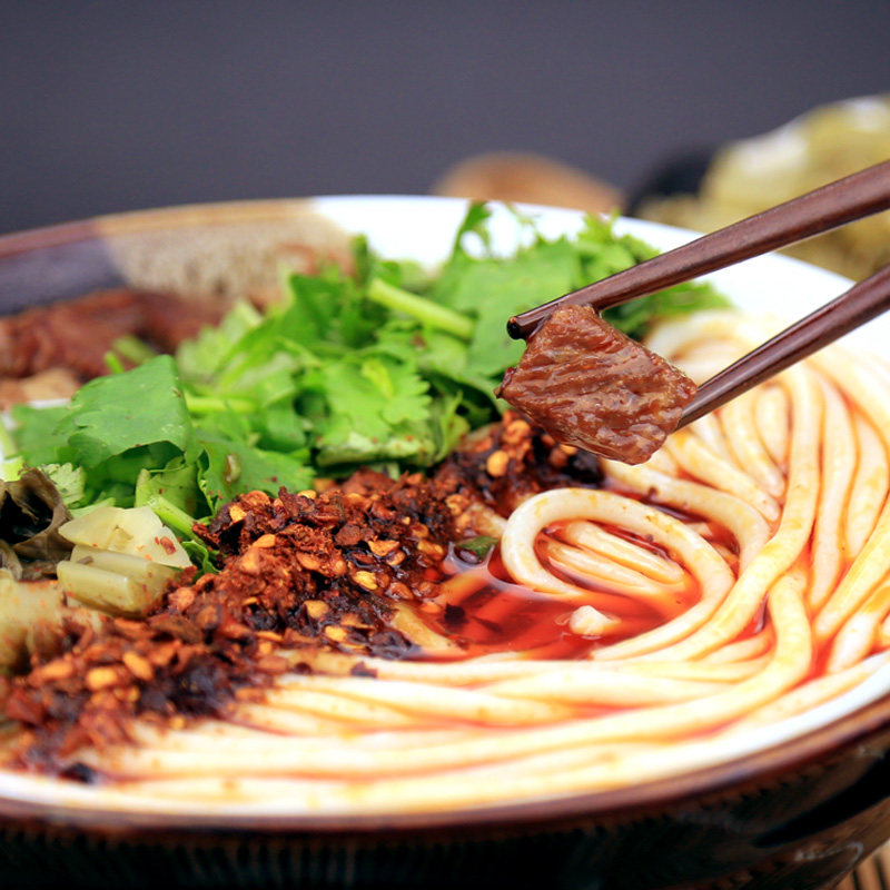 原红汤牛肉粉500g贵州特产特色小吃方便速食非花溪牛肉粉买二赠一