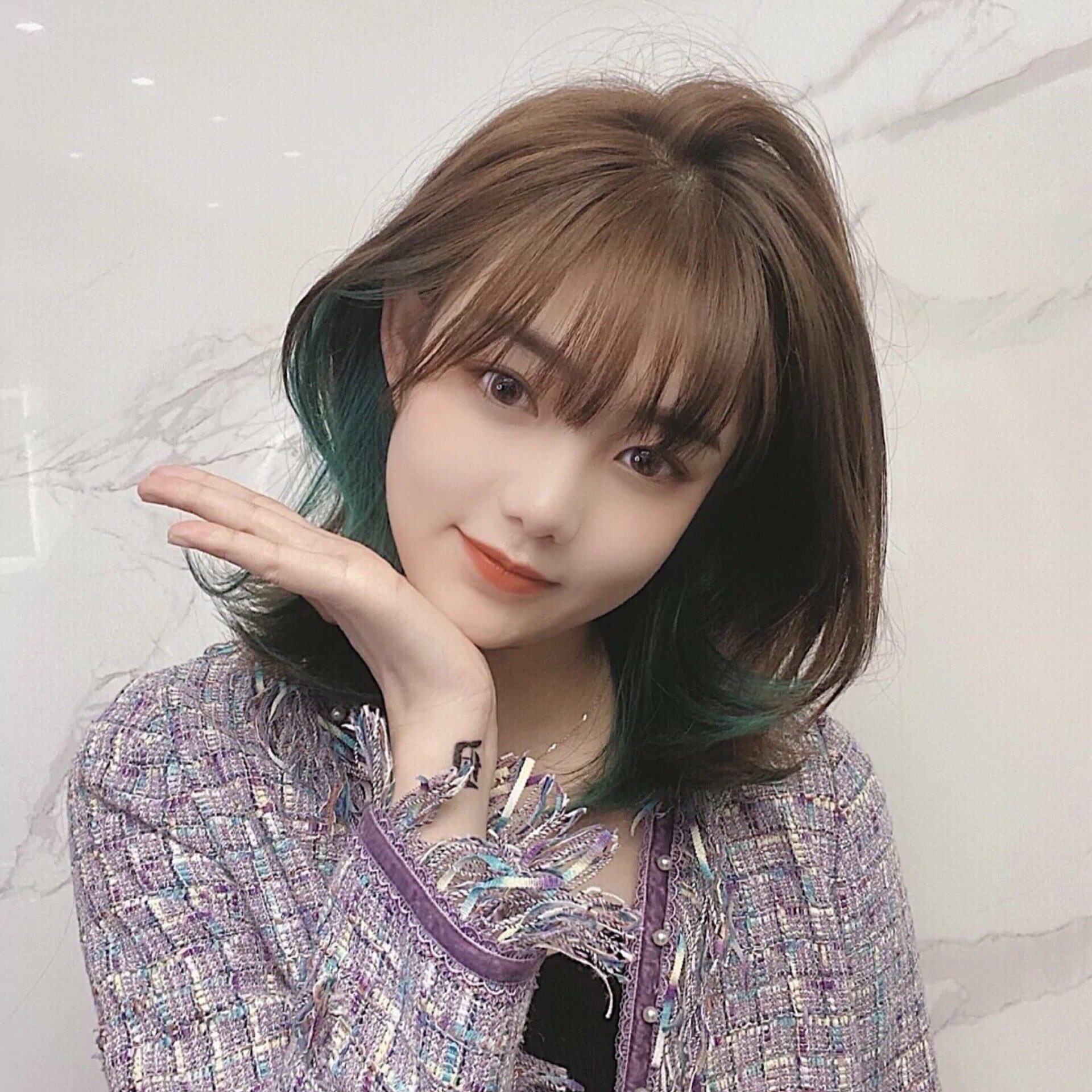 挂耳染发剂2022潮色流行色头发打蜡彩色挑染染发彩染