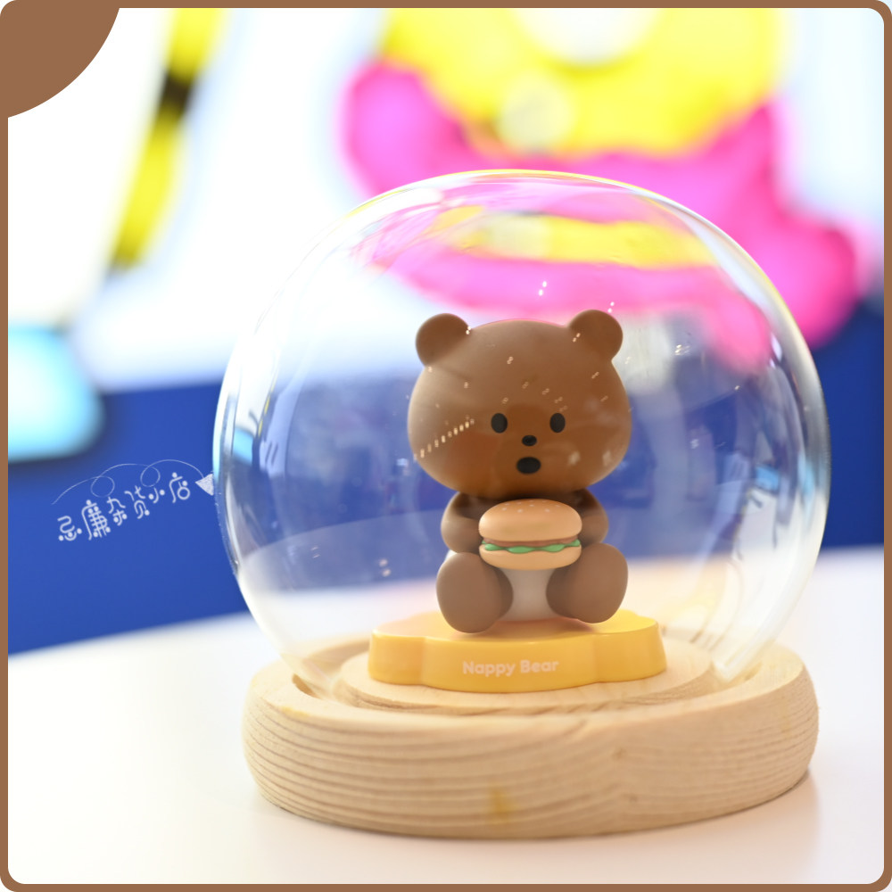 molly毕奇潘神云朵米奇bobo水晶球展示收纳防尘潮玩盲盒