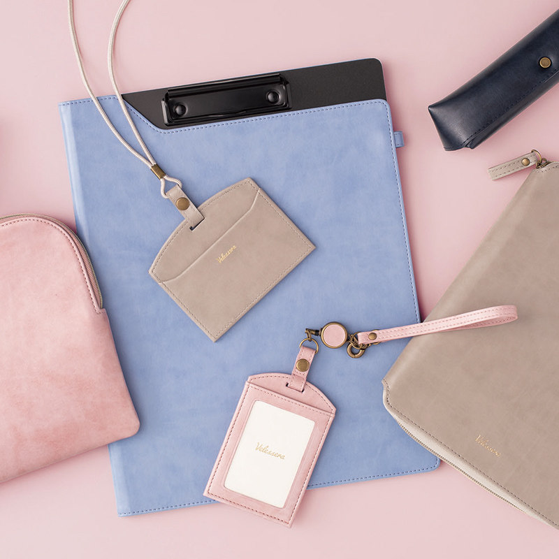 收纳文具日本开合时尚商务便携轻量闭合按扣文件夹