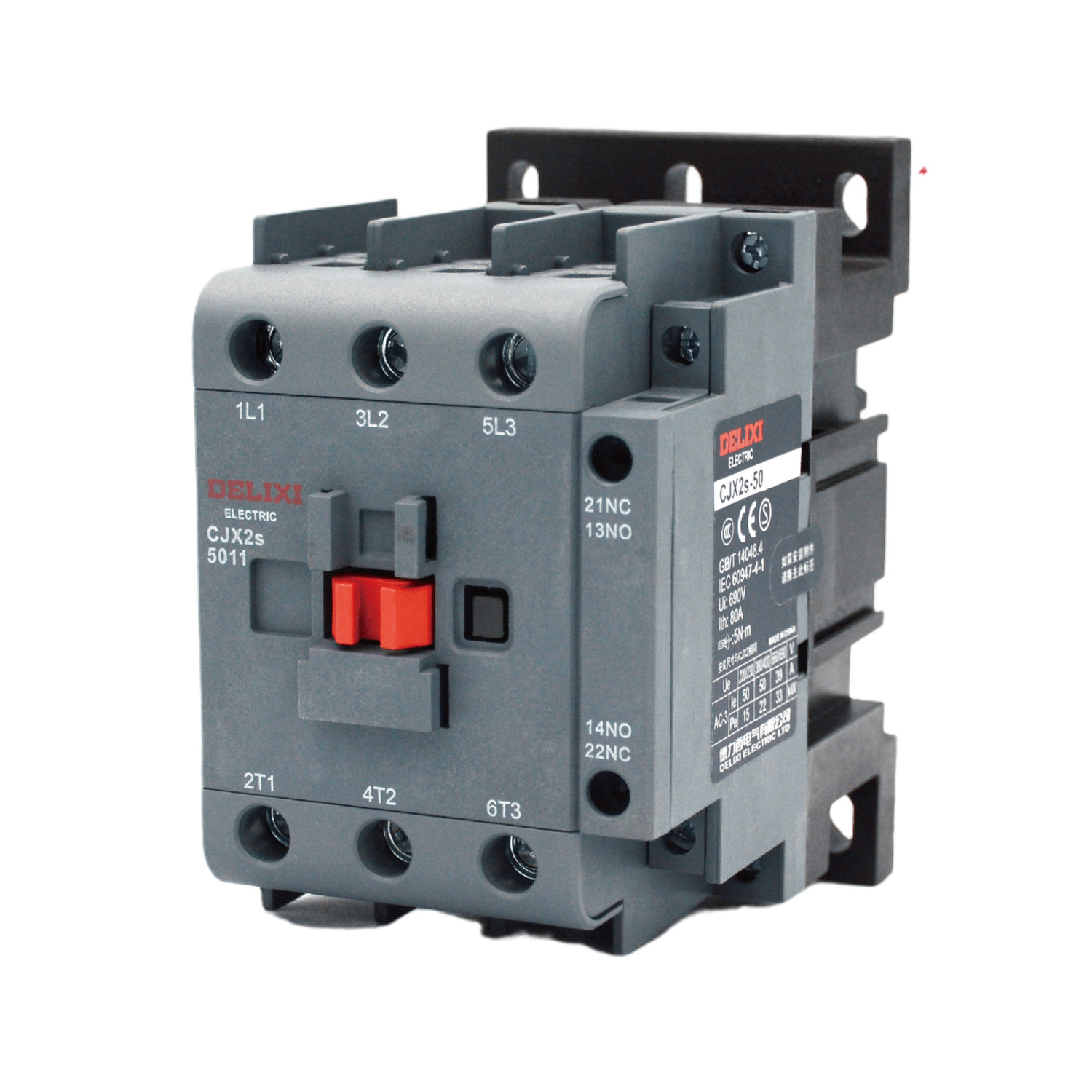 德力西交流接触器cjx25011lc1cjx4220v380v36v低压接触器