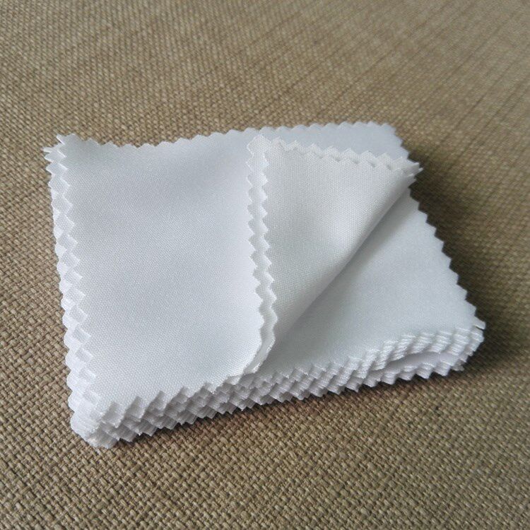 酒精白抹布手机屏幕清洁擦拭无尘棉布巾钢化贴膜配件赠品白布擦布