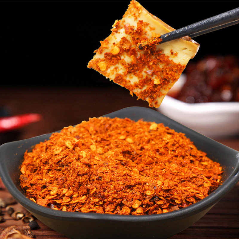 四川特产秘制香辣干碟蘸料火锅串串辣椒面烧烤蘸料粉5袋装林云谷