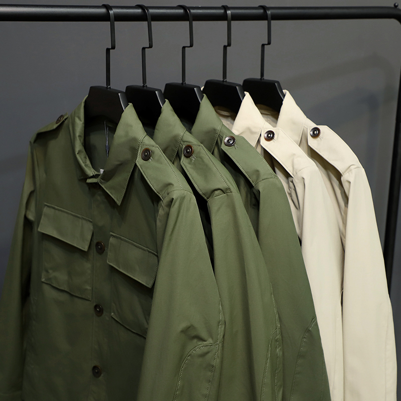 战地服！原汁原味的牛货！春季男士时尚工装短款风衣夹克男外套潮