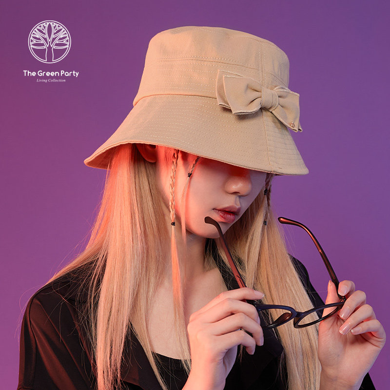 thegreenparty新款女士秋沿帽甜美潮酷遮阳百搭防晒个性太阳帽子