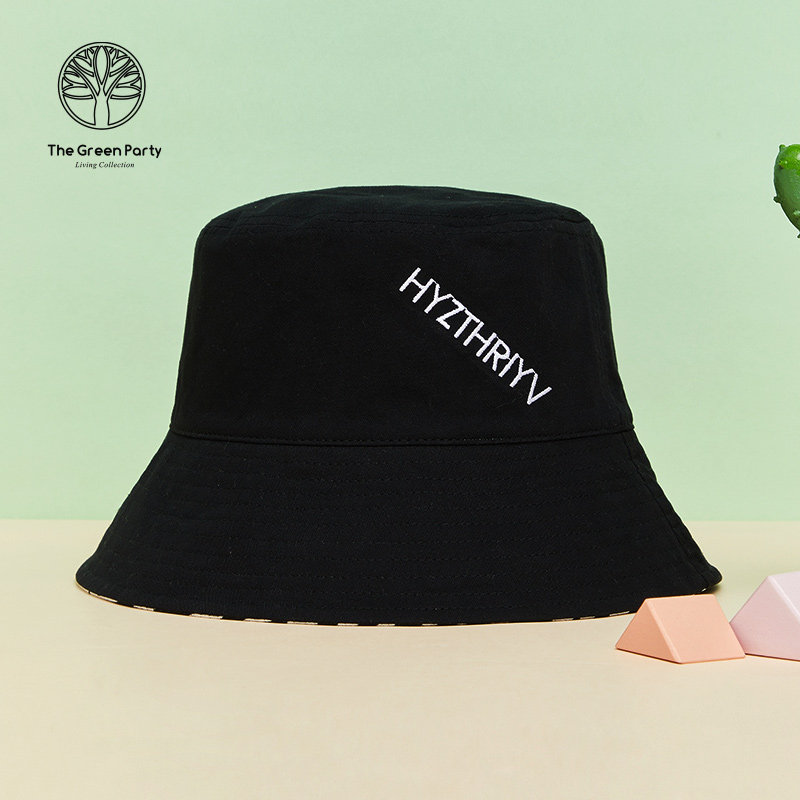 thegreenparty潮酷渔夫女士帽子豹纹休闲秋季个性潮酷盆帽子