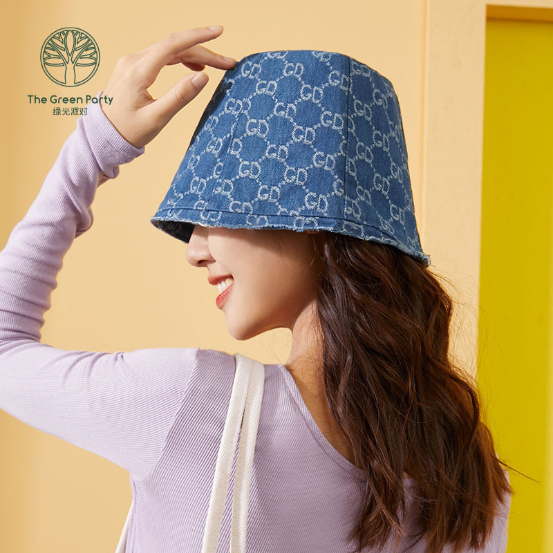 thegreenparty时尚渔夫帽潮酷帽女士秋季出游休闲个性帽子