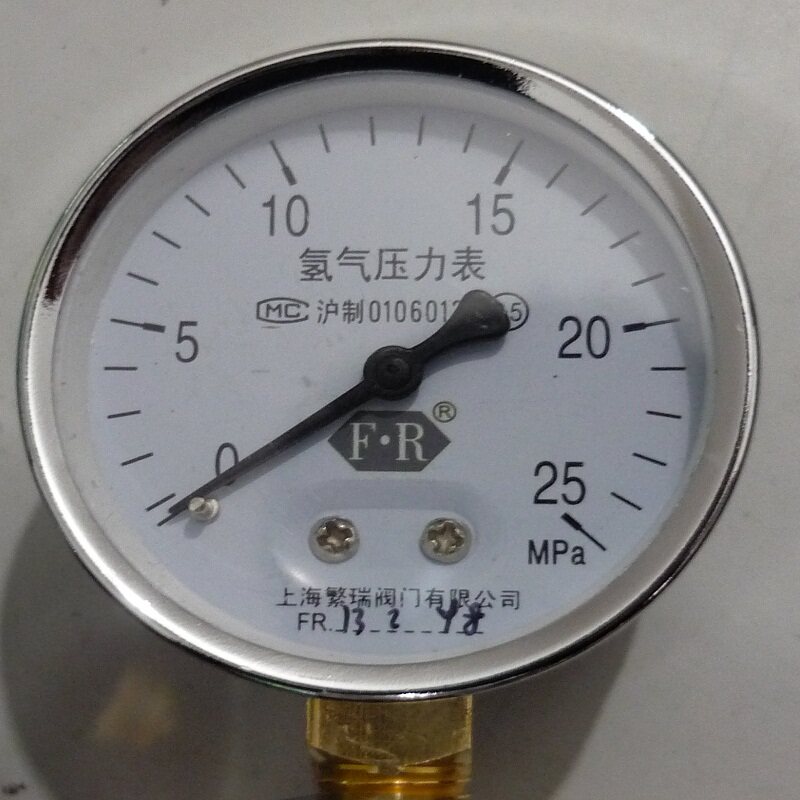 4mpa0-1.6mpa/0-25mpa自来水表普通表氢气压力表减压表器阀
