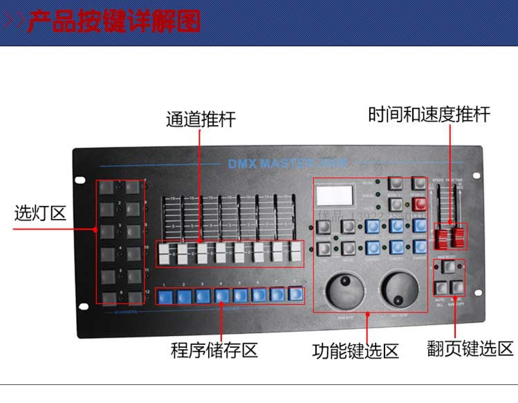 240灯光控台中文图解图片