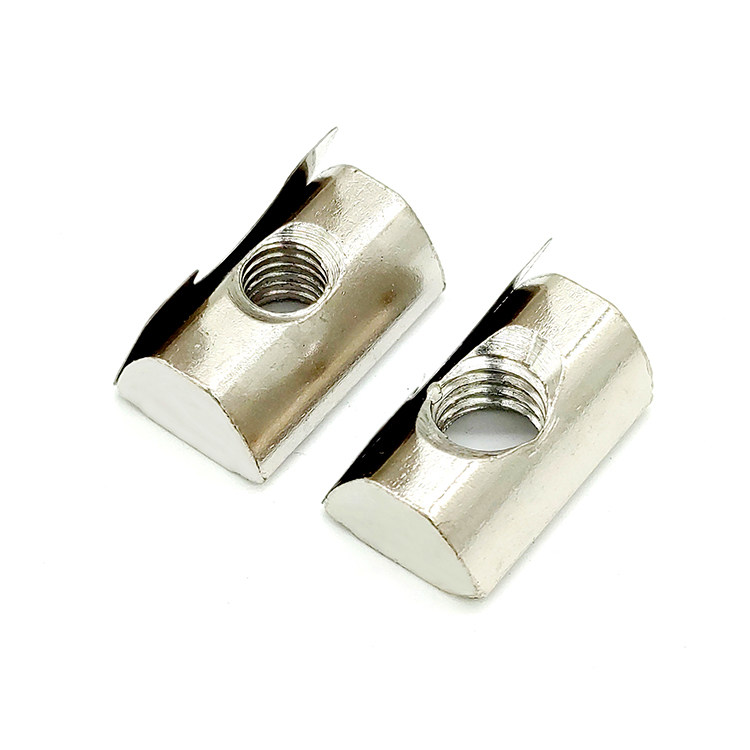 口罩机配件欧标弹片弹珠弹性螺母304045m568后置内嵌螺母