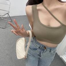 美背夏季薄款小吊带背心女内搭带胸垫单肩内衣裹胸衣打底文胸抹胸 美背夏季薄款小吊带背心女内搭带胸垫单肩内衣裹胸衣打底文胸抹胸