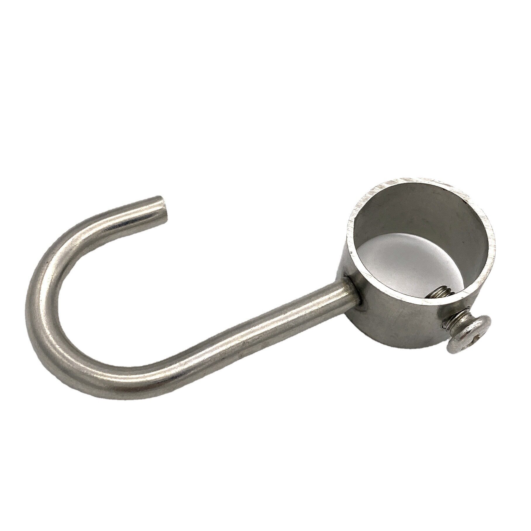 不锈钢实心套管厨房挂杆套挂钩串钩固定穿管钩单支架挂钩