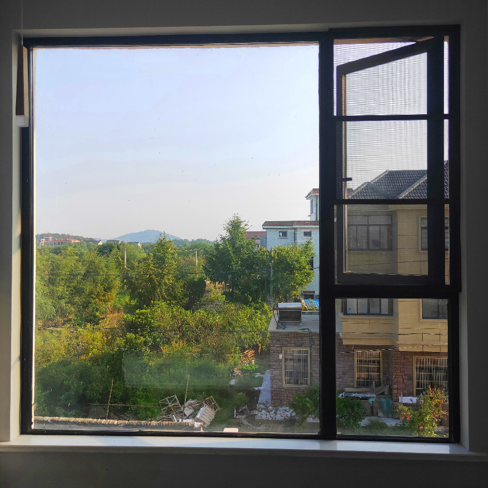 纱窗杭州金刚定制打孔金钢铝合金不锈钢开窗定做纱窗