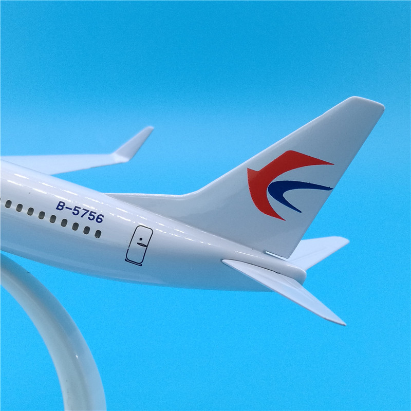 20cm东航b737合金飞机模型摆件中国东方航空波音飞机模型