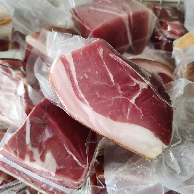 现切1年2年无骨昆明老火火腿500g土猪后腿火腿