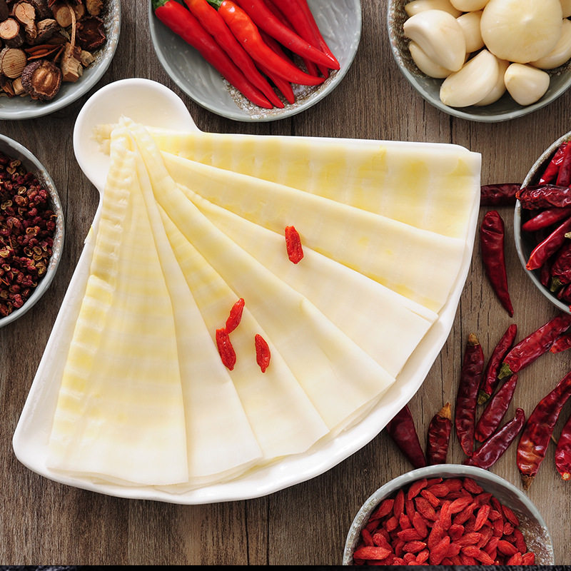 吉食道竹笋 新鲜蔬菜低脂粗纤维食品箭笋片250g*3袋