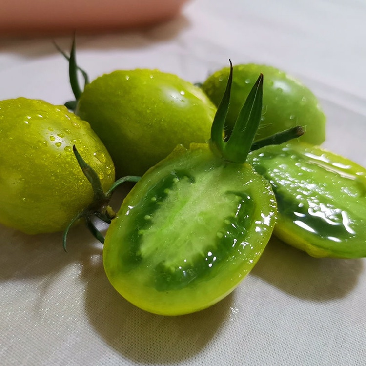 顺丰包邮青口蜜圣女果新鲜2斤4斤绿色番茄西红柿番茄