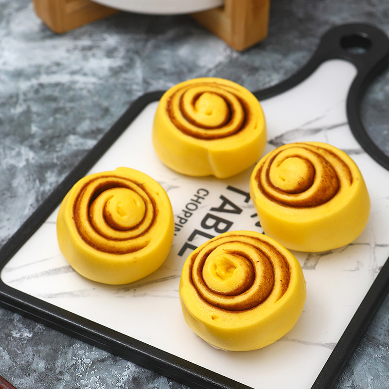 荷花红豆卷茶餐厅酒店早餐包子面食绿色食品包包包点