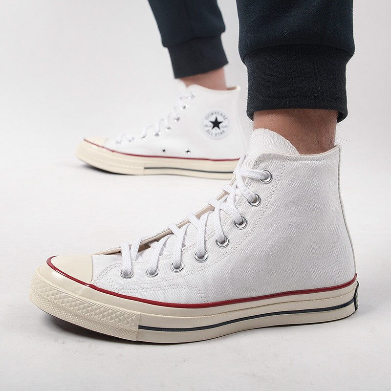 converse匡威官网旗舰1970s三星星标白色高帮经典帆布鞋