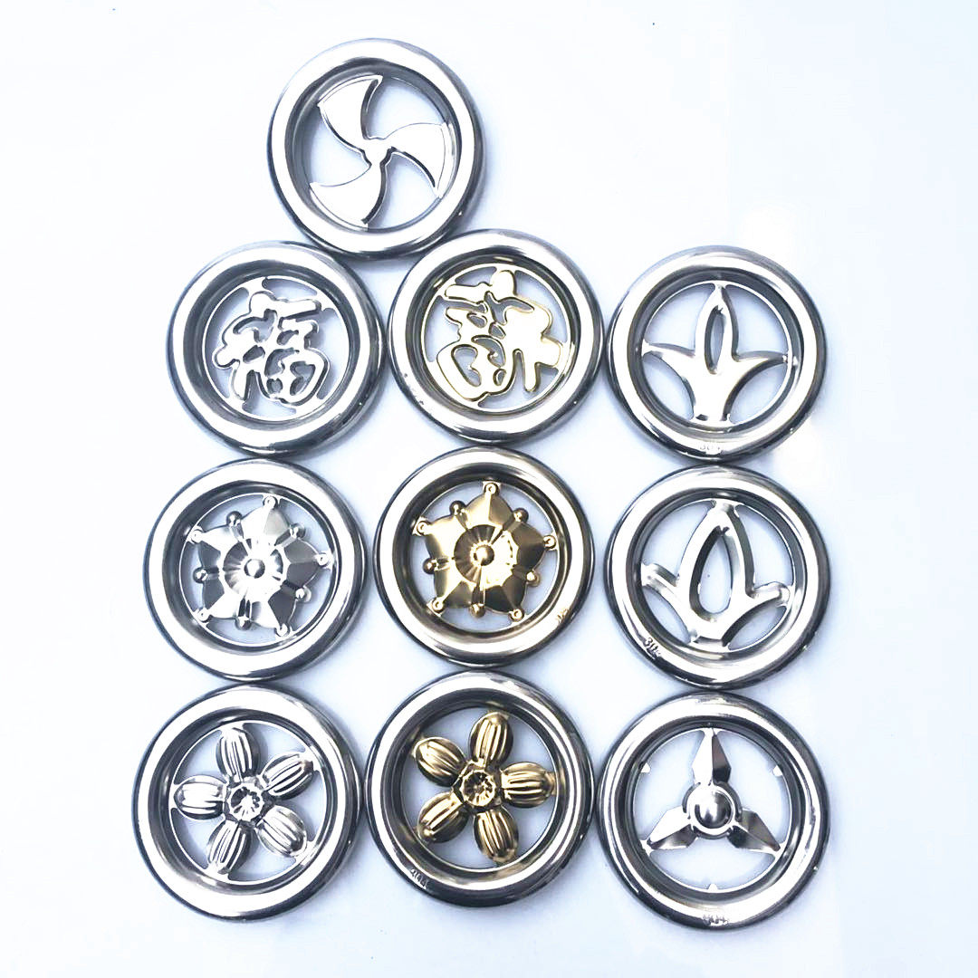 饰201不锈钢冲压圆环花满焊 不锈钢精品花环门花装 饰配件门窗花装