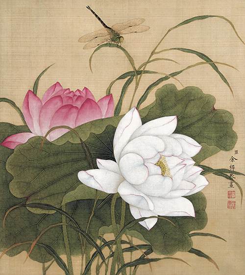 宣纸微喷打印国画画心仿古复制字画清余稚穉国画