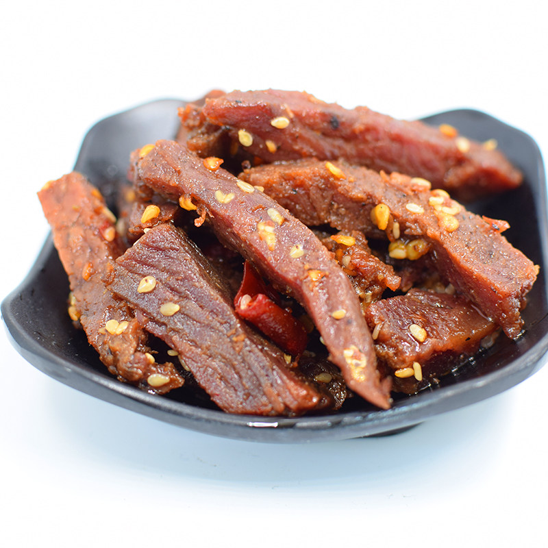 乐食蜀 麻辣手撕牛肉条四川特产香辣干零食小吃自贡冷吃系列 120g