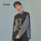 bosie tide brand shirt men's shirt long-sleeved black couple women wild loose casual 7002 bosie tide brand shirt men's shirt long-sleeved black couple women wild loose casual 7002