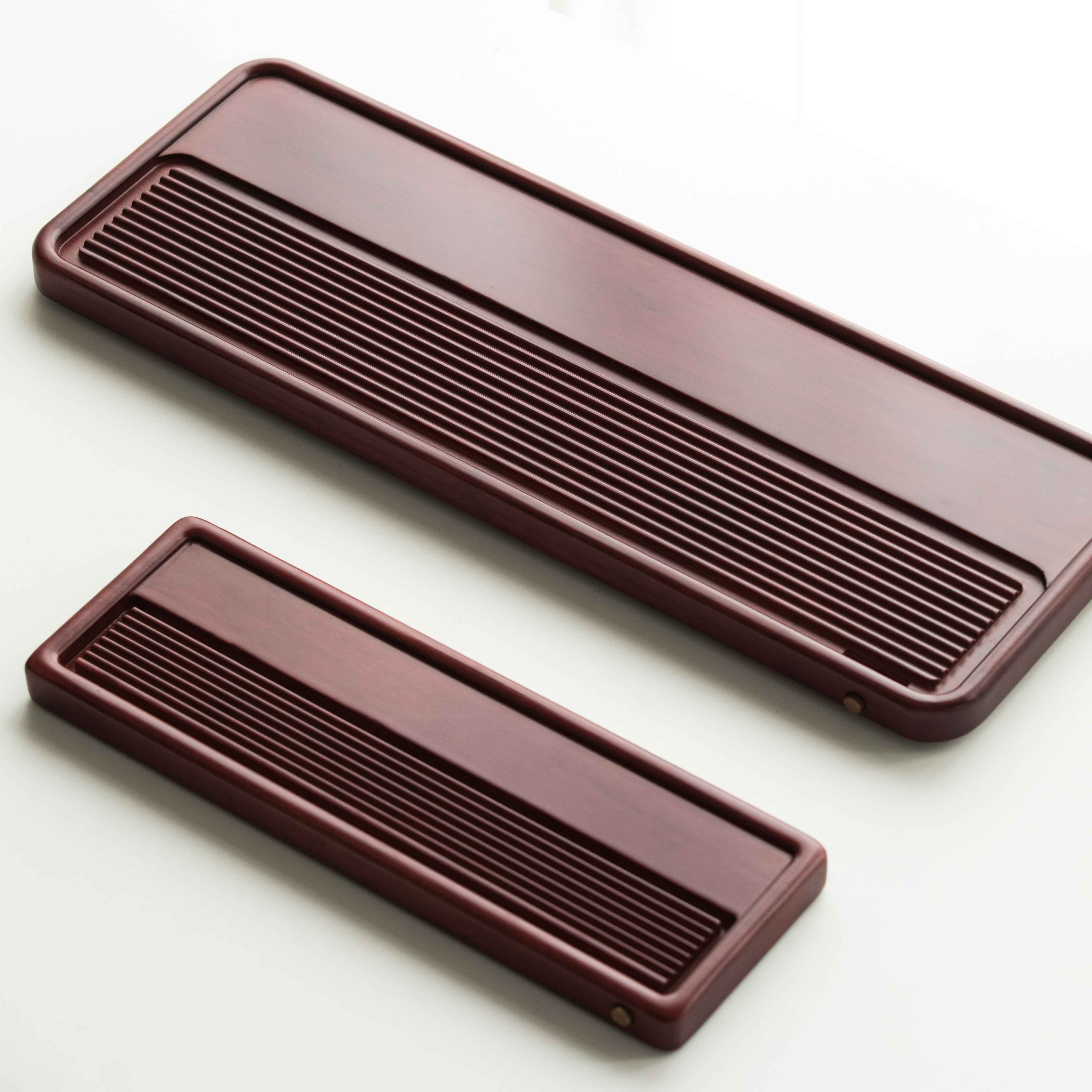 草木祠整块重竹茶盘竹制茶台长方形简约家用茶海大小号排水茶盘