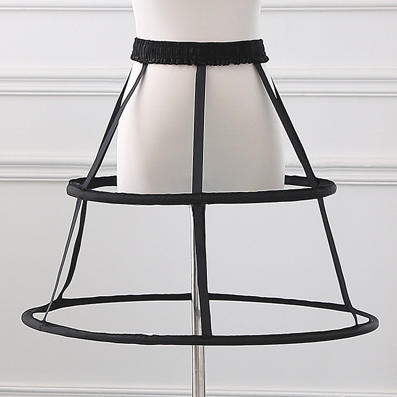 lolita裙撑暴力鱼骨撑可调节日常蓬裙cosplay裙撑半身衬裙鸟笼撑