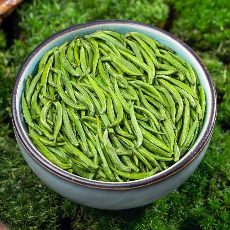 全芽雀舌绿茶2022新茶明特级嫩芽四川浓香香型特色产区绿茶