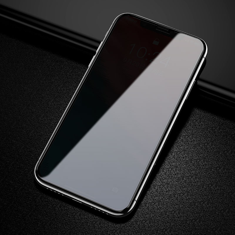 iphonex钢化膜11pro防偷窥膜苹果x防窥xr全屏6/6s/7/8plus防窥膜
