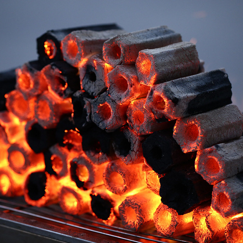 烧烤果木速燃易燃机制批发烤火家用無煙环保烧烤炭