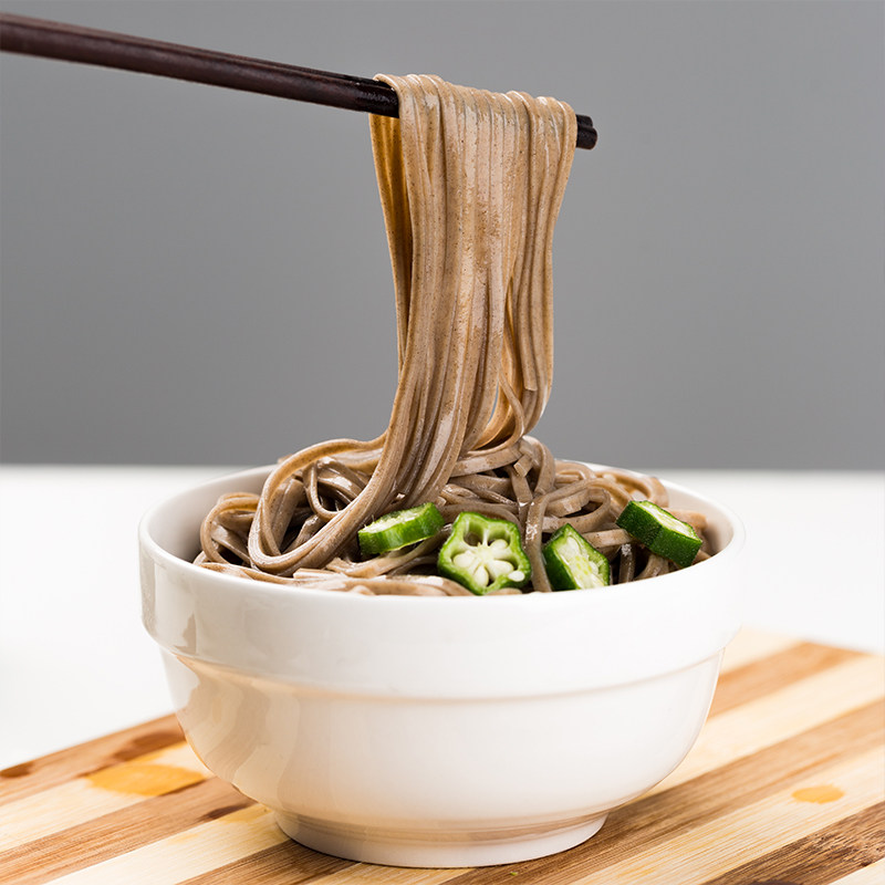脂肪荞麦面低脱不加糖黑麦苦荞杂粮挂面冷面面条