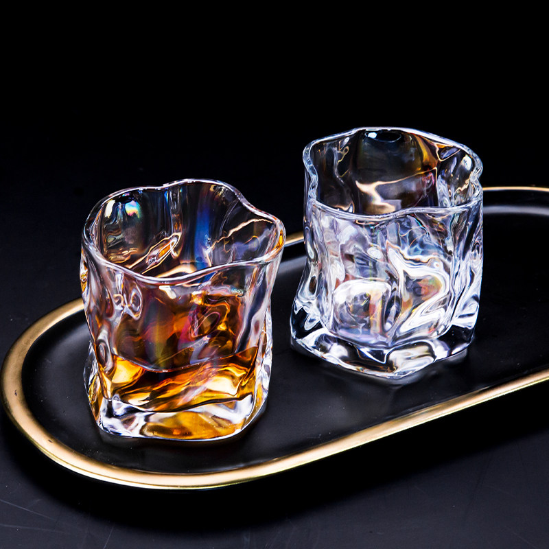 酒杯威士忌个性创意鸡尾酒杯子家用玻璃啤酒白酒杯异形