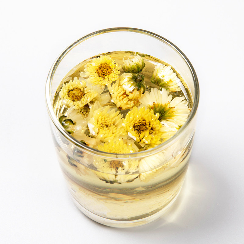 茶饮菊花茶桐乡胎菊瓶装杭白菊花蕾柠檬片泡水玫瑰花冲泡洛神食品