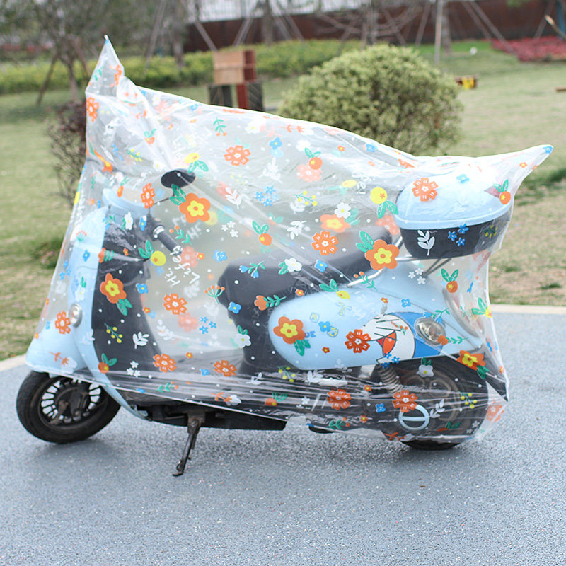 雨罩电动车防雨防尘车罩遮雪通用挡雨自行车防护电动车防尘罩