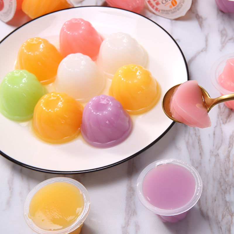 特价4斤奥利利友乳酸果冻布丁儿童休闲零食果冻